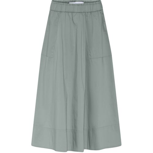 LA ROUGE NEDERDEL, VILMA SKIRT, FADED GREEN